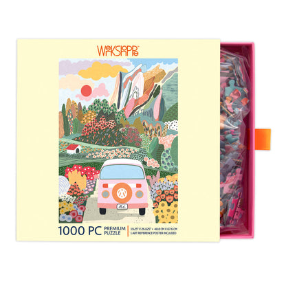 Road Trip 1000 Piece Puzzle