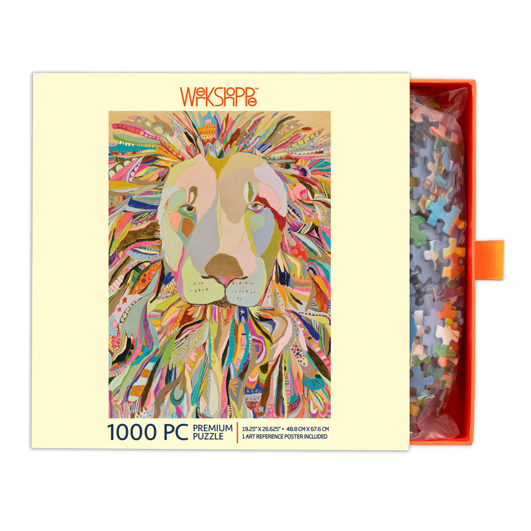 Majestic Lion 1000 Piece Jigsaw Puzzle