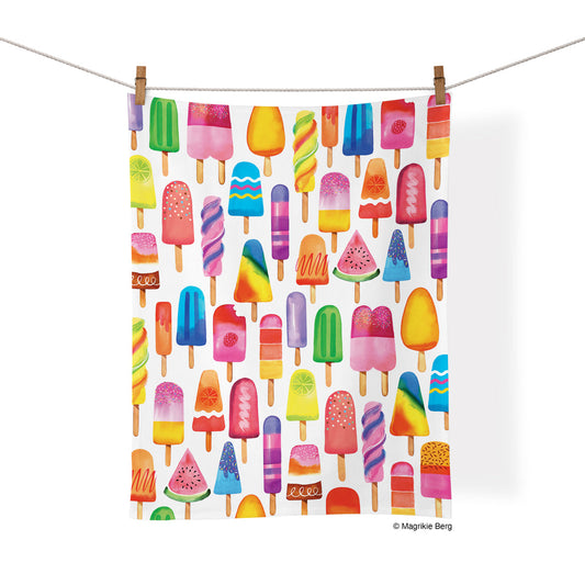 Popsicle Party Cotton Tea Towel