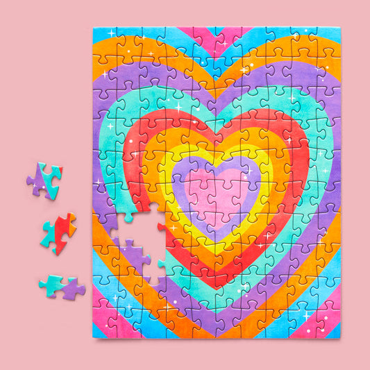 Velvet Heart 100 Piece Puzzle Snax