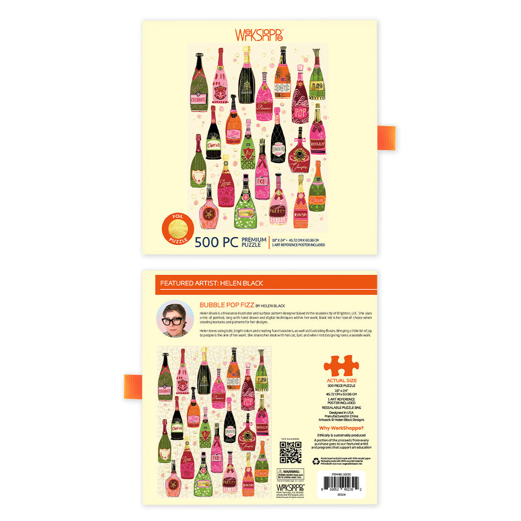 Bubble Pop Fizz 500 Piece Jigsaw Puzzle