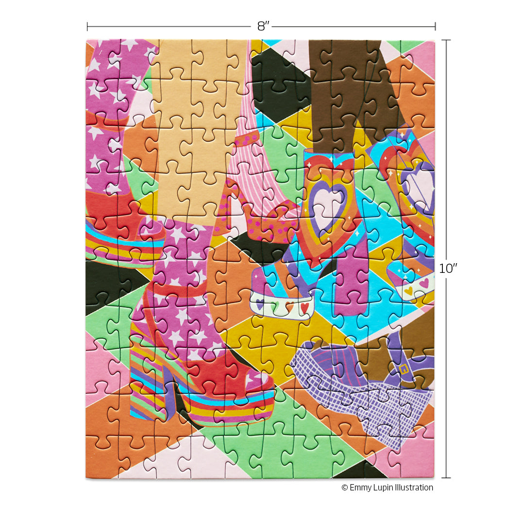 Boogie Shoes 100 Piece Puzzle Snax
