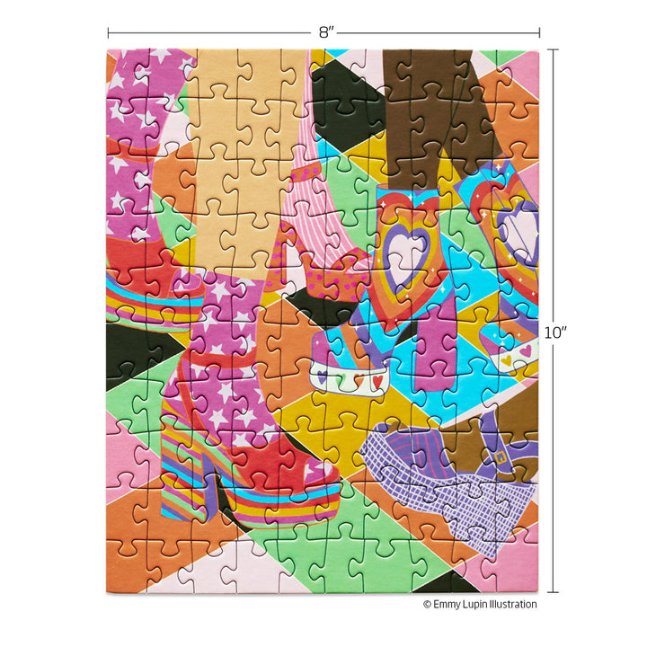 Boogie Shoes 100 Piece Puzzle Snax
