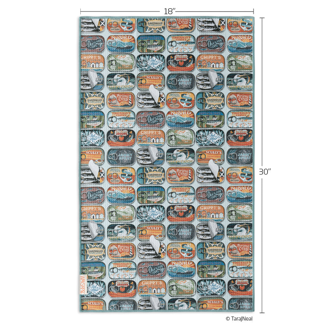 Sardines Microfiber Towel