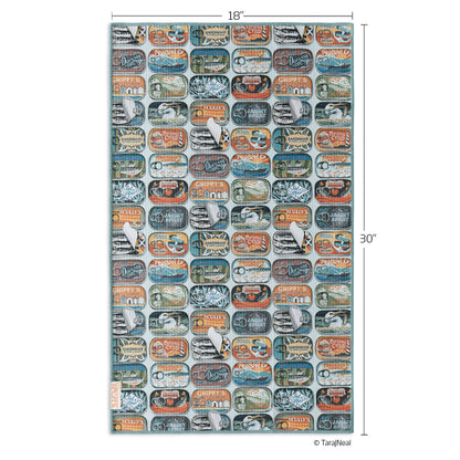 Sardines Microfiber Towel