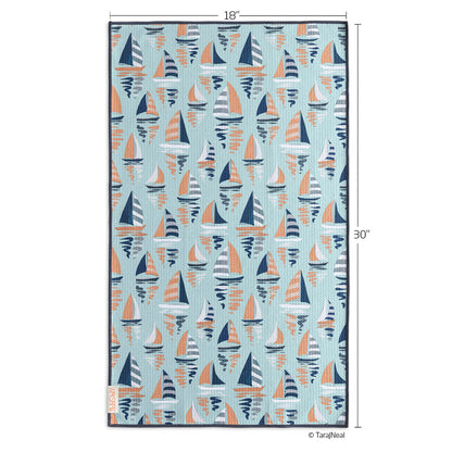 Gone Sailing Microfiber Towel