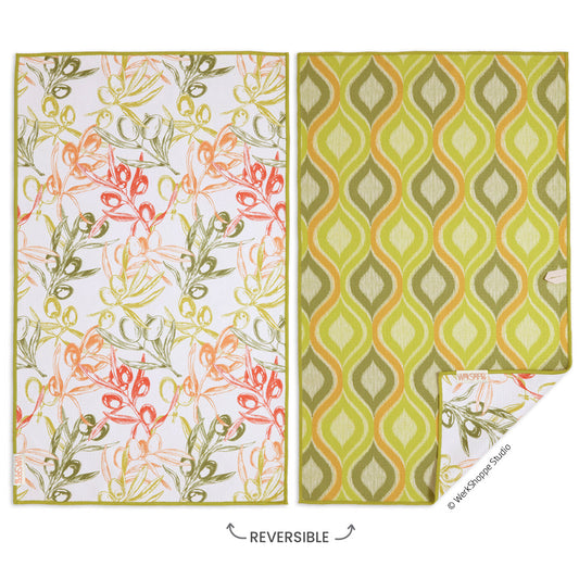Olive Branch Microfiber Kitchen Dish Towel