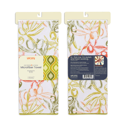 Olive Branch Microfiber Kitchen Dish Towel