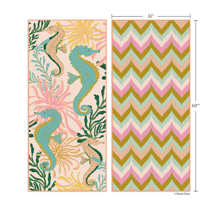 Seahorses Microfiber Go Big Towel