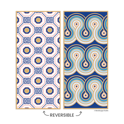 Greek Key Tiles Microfiber Go Big Towel
