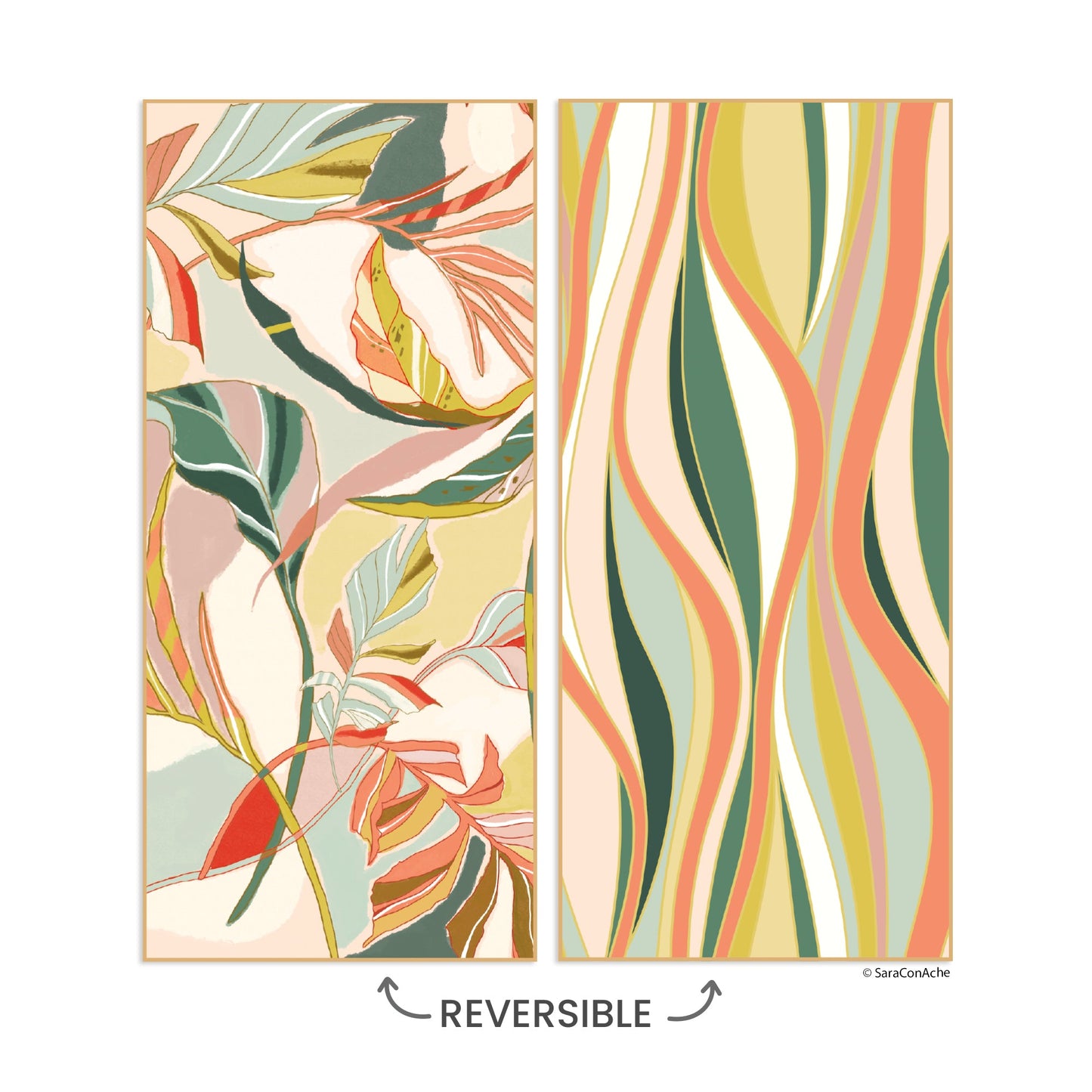 Exotic Leaves Microfiber Go Big Towel