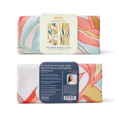 Exotic Leaves Microfiber Go Big Towel