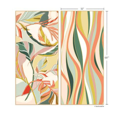 Exotic Leaves Microfiber Go Big Towel