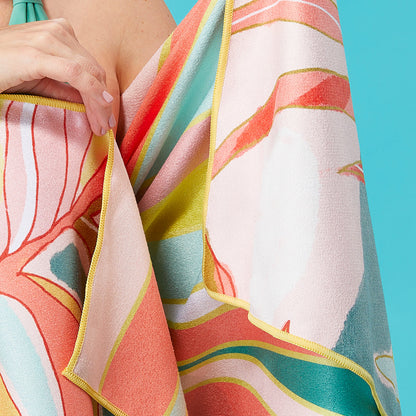 Exotic Leaves Microfiber Go Big Towel