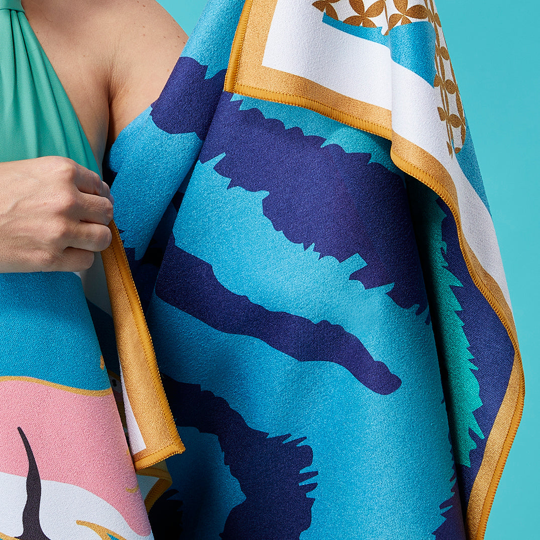 Crouching Tiger Microfiber Go Big Towel