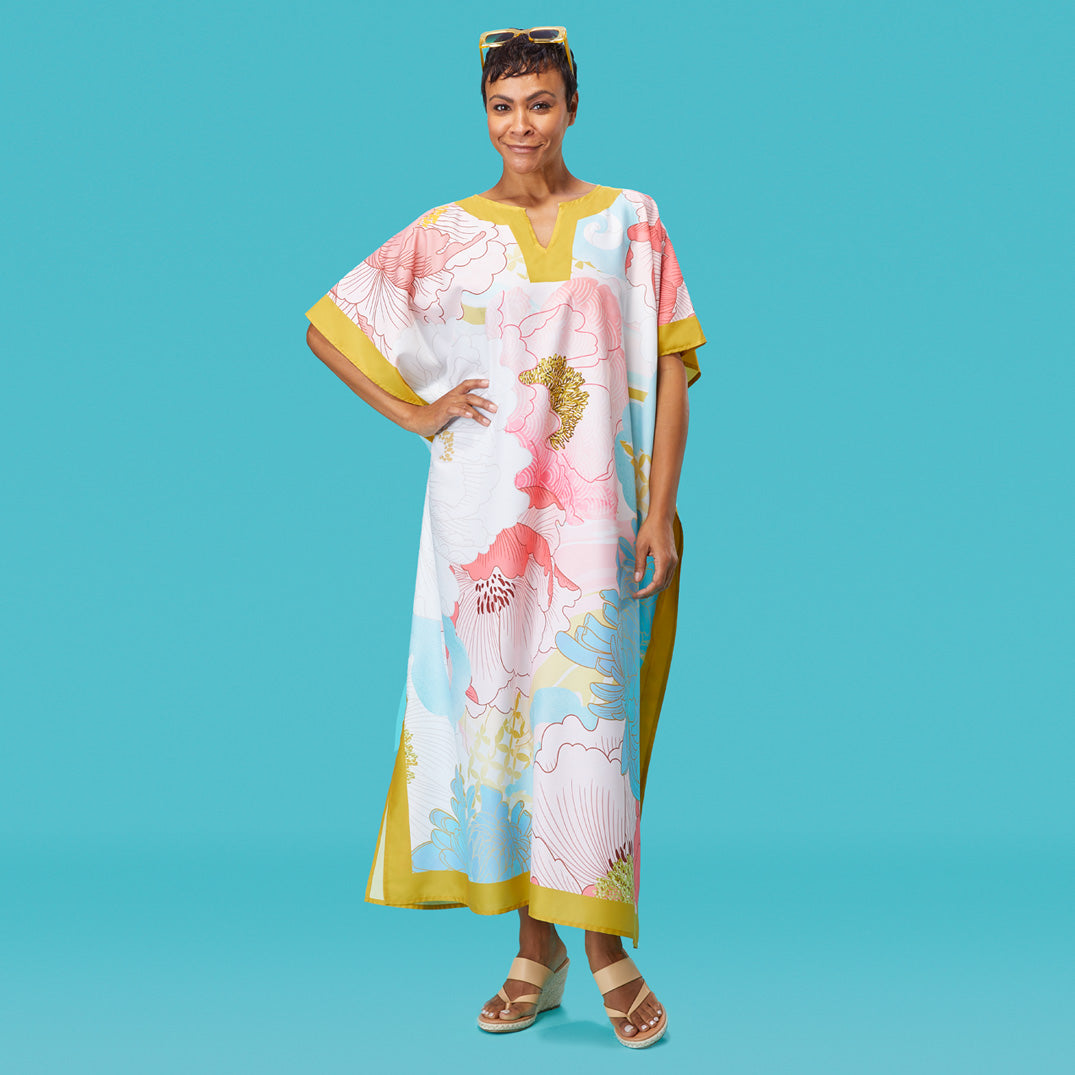 Peony Blossoms Caftan