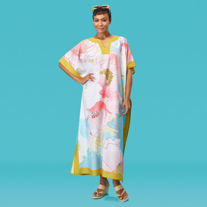 Peony Blossoms Caftan