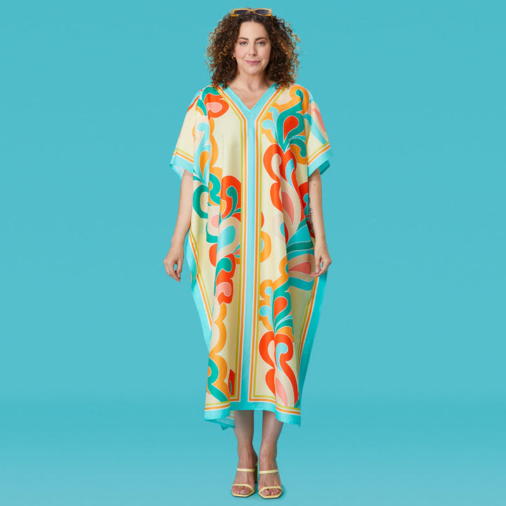 Paisley Pop Caftan