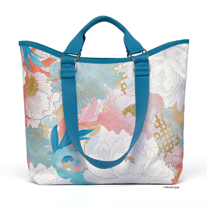 Peony Blossoms Go Big Tote Bag
