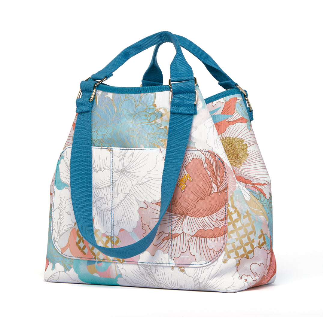 Peony Blossoms Go Big Tote Bag