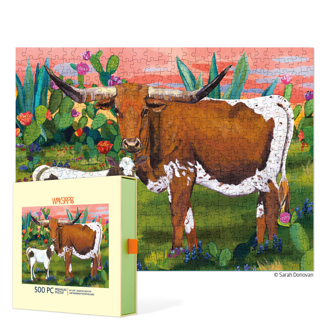 Longhorns 500 Piece Puzzle