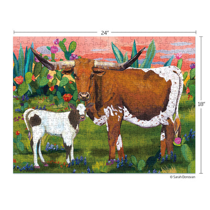 Longhorns 500 Piece Puzzle