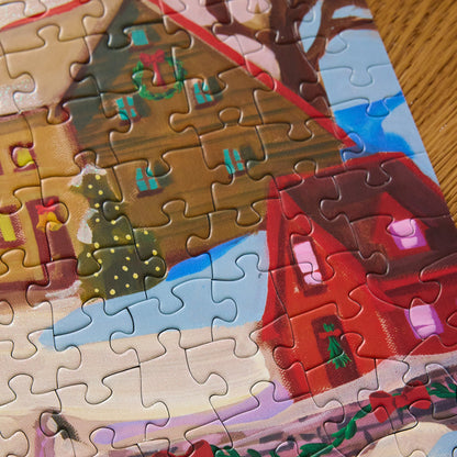 Winter Village 500 Piece Puzzle