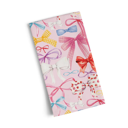 Ribbons & Bows 100% Cotton Tea Towel