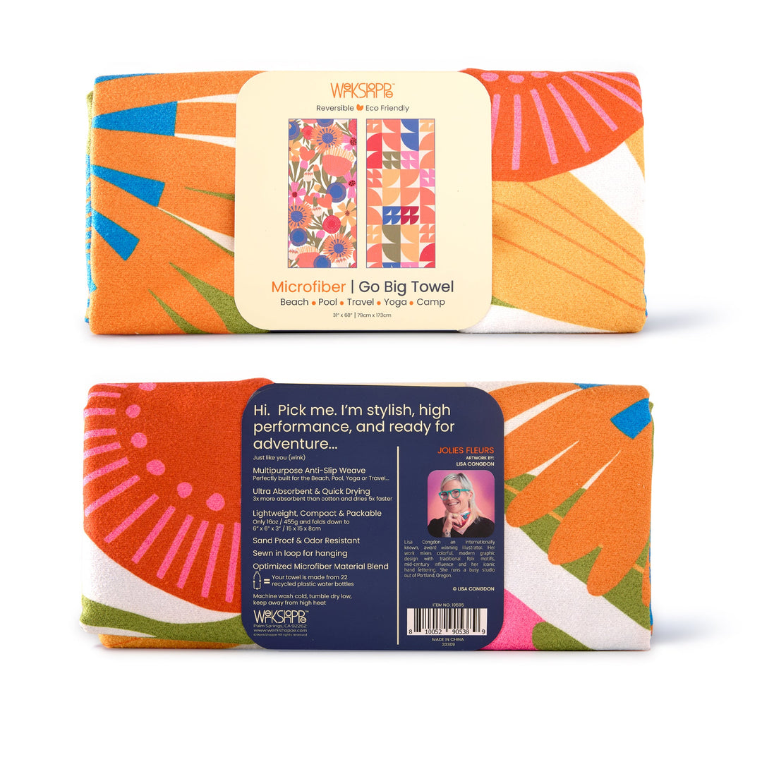 Jolies Fleurs GO BIG Towel