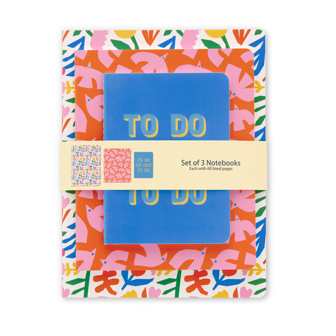 To Do Or Not To Do Stitched Notebook Set