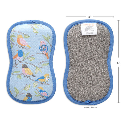 Floral Finch & Friends Scrubbie Set
