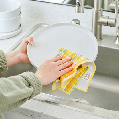 Lemon Plaid All Purpose Towel Set