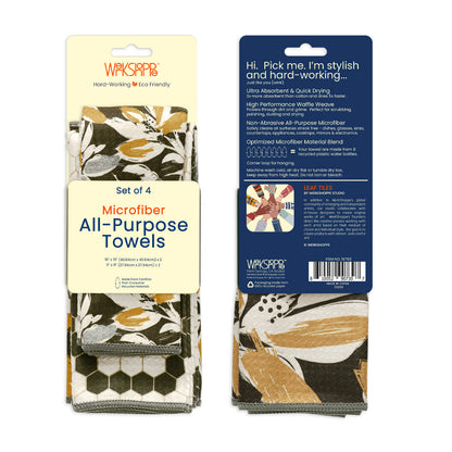 Leaf Tiles All Purpose Towel Set
