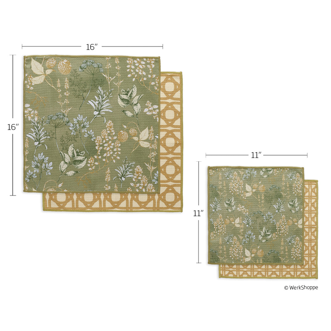 Kitchen Herbs All Purpose Towel Set