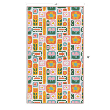 Daisies & Rainbows Microfiber Towel