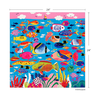 Colorful Ocean 1000 Piece Puzzle