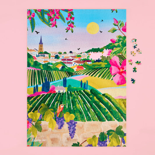 Village Vineyard 1000 Piece Puzzle