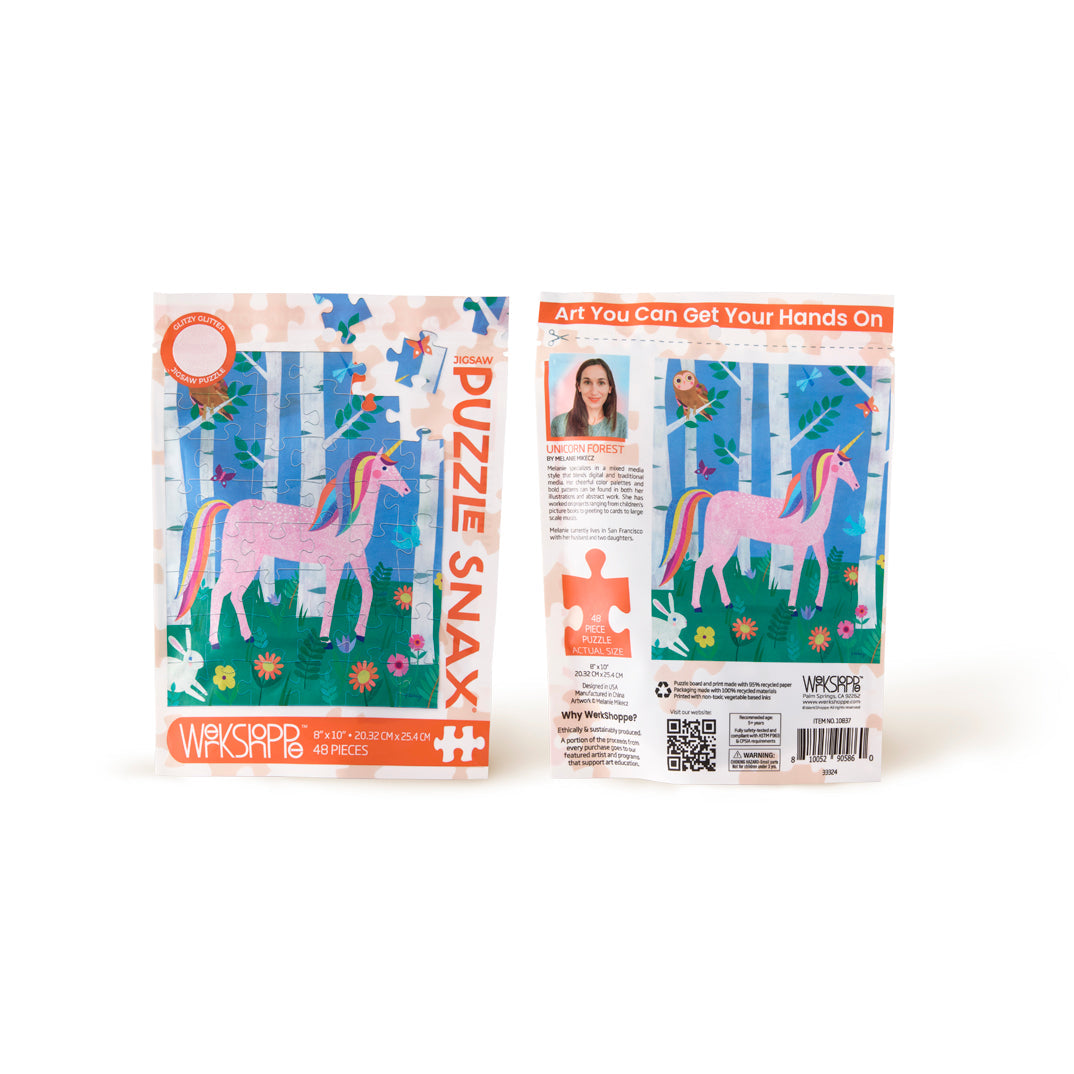 Unicorn Forest 48 Piece Puzzle Snax