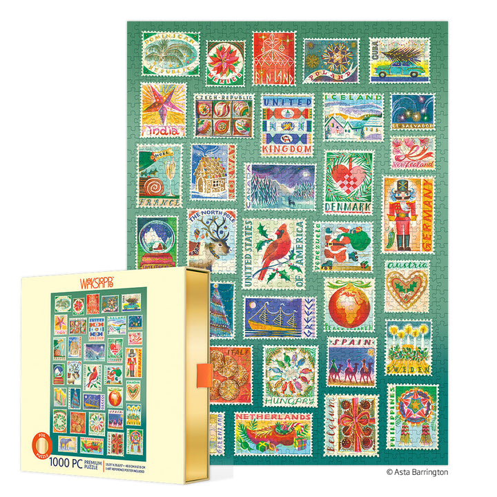 Seasonal Stamps 1000 Piece Puzzle