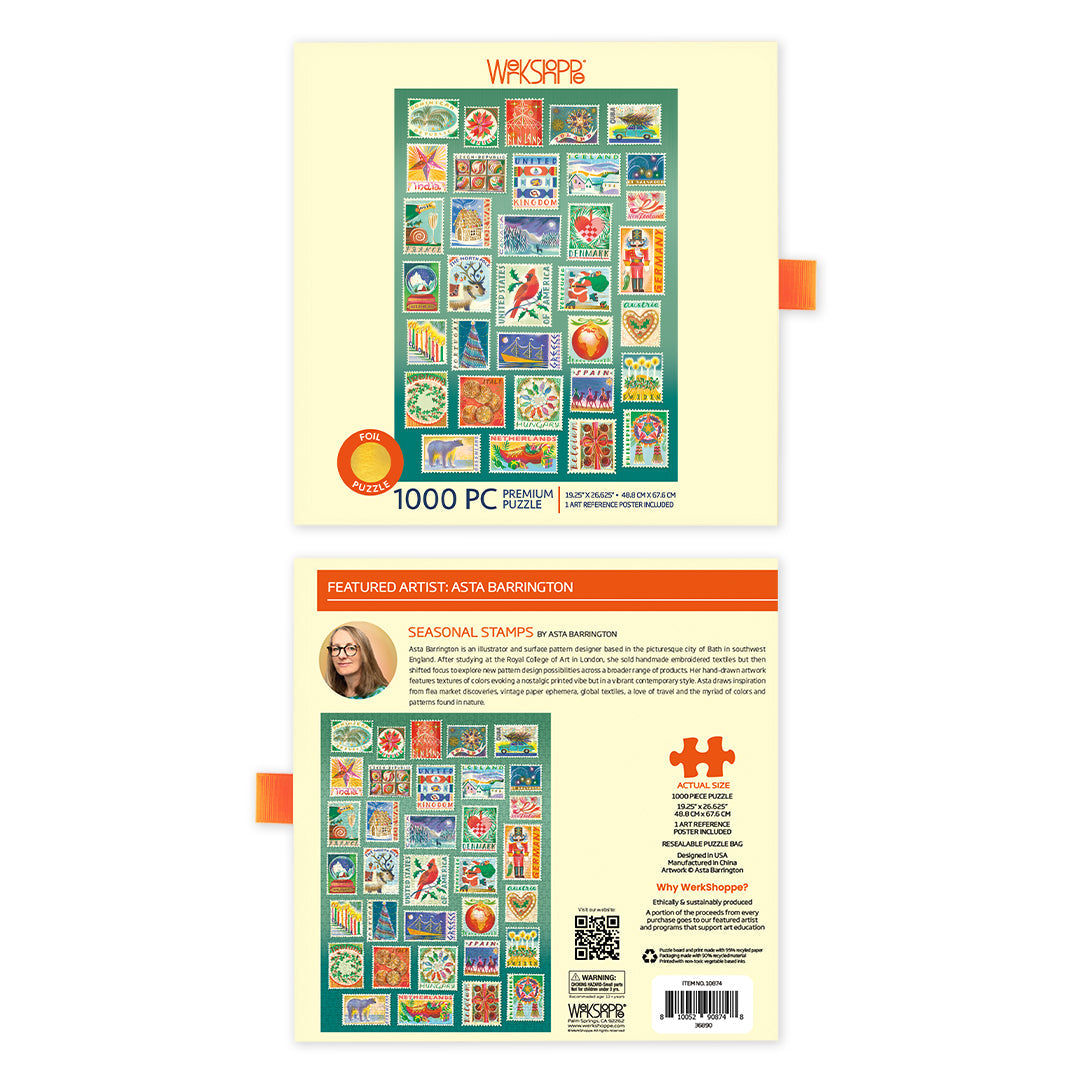 Seasonal Stamps 1000 Piece Puzzle
