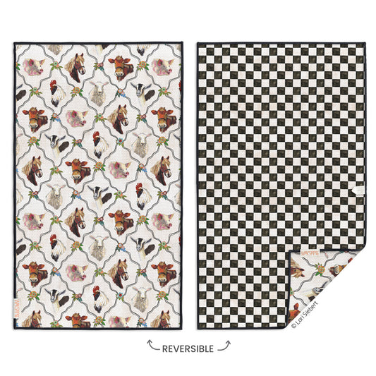 At The Farm Microfiber Kitchen Towel