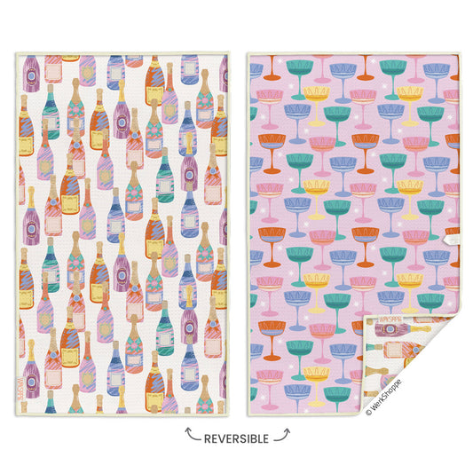 Champs & Coupes Microfiber Kitchen Towel