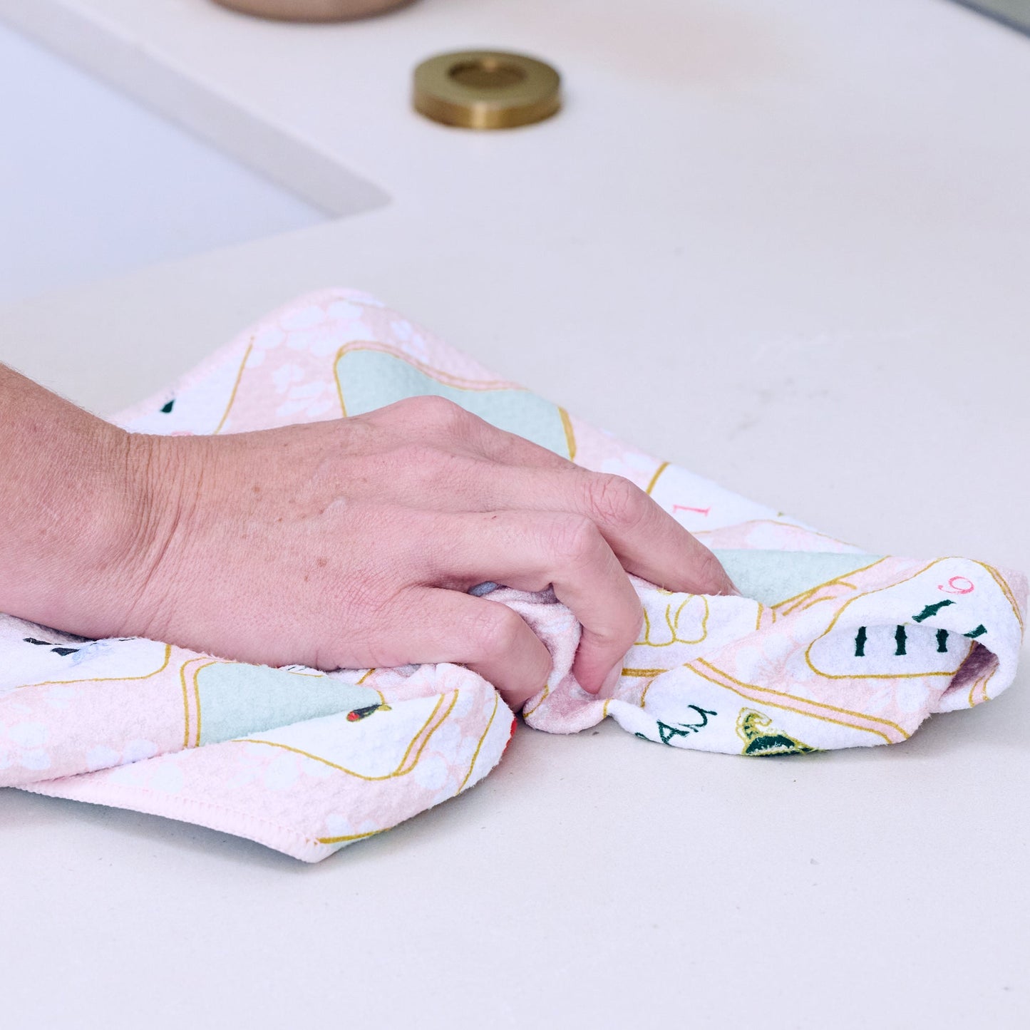 Mahjong Microfiber Kitchen Towel