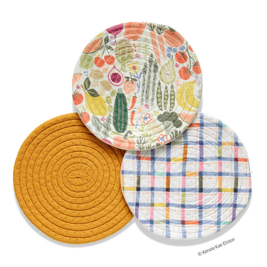Farm Stand Cotton Kitchen Trivets