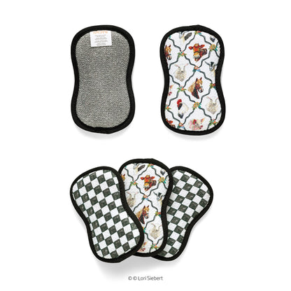 At The Farm Microfiber Scrubbie Set