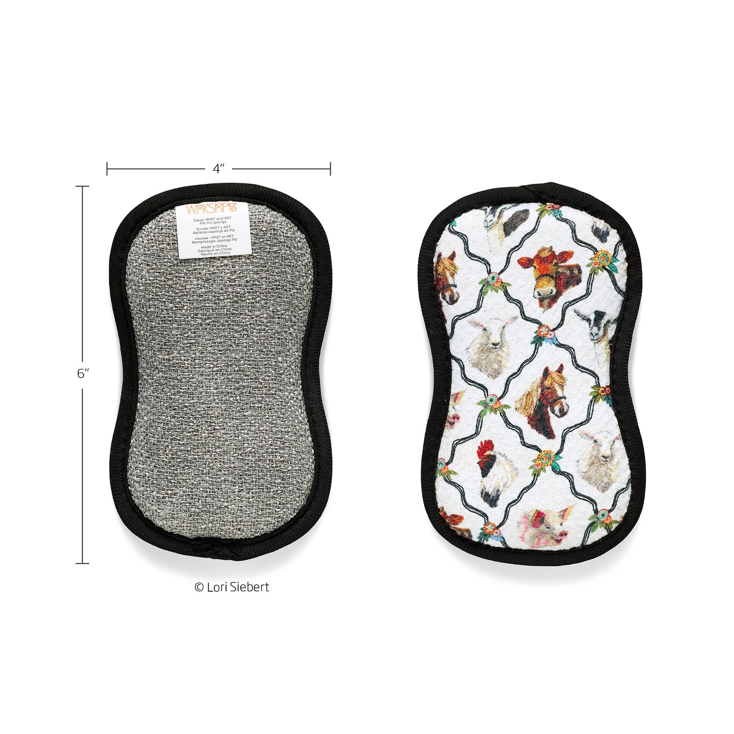 At The Farm Microfiber Scrubbie Set