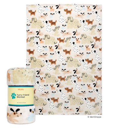 Pooches & Pups Pet Fleece Blanket