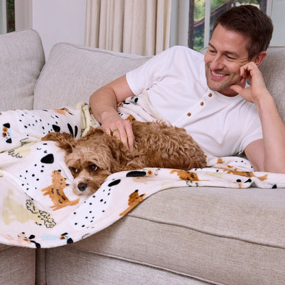 Pooches & Pups Pet Fleece Blanket