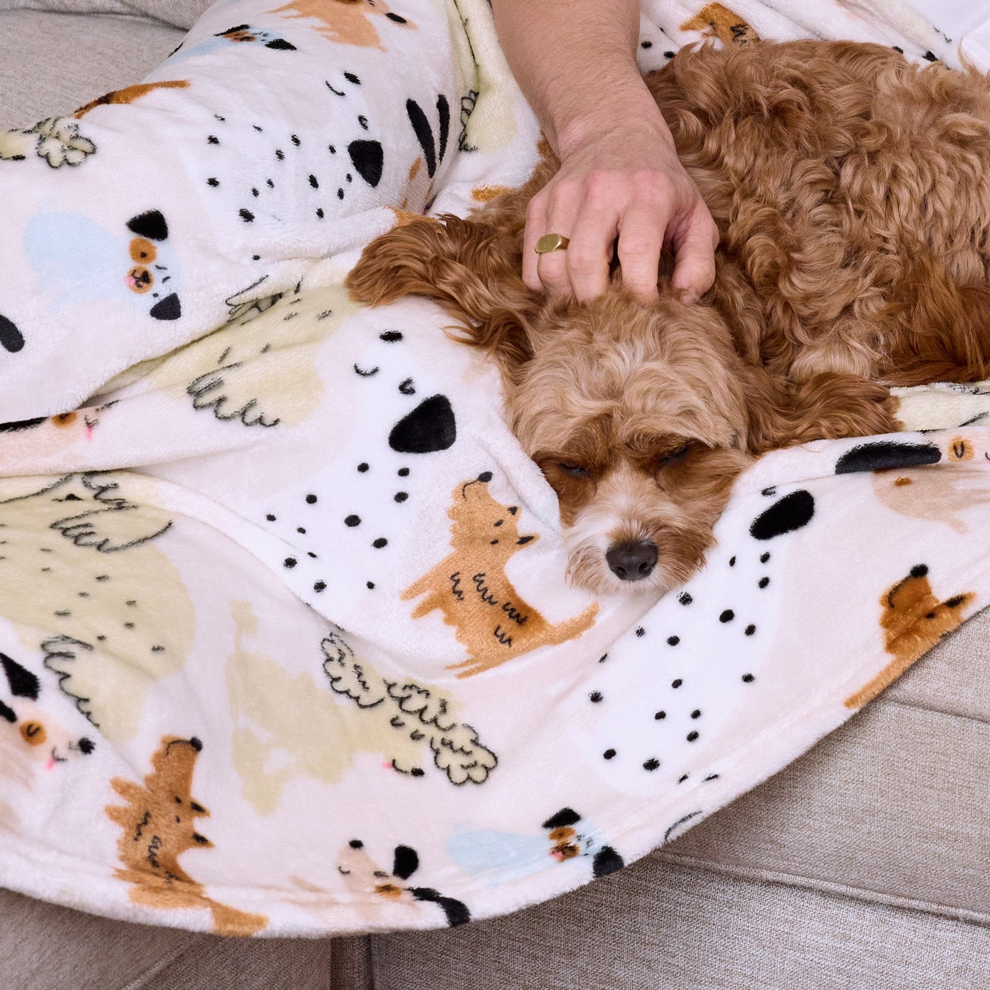 Pooches & Pups Pet Fleece Blanket