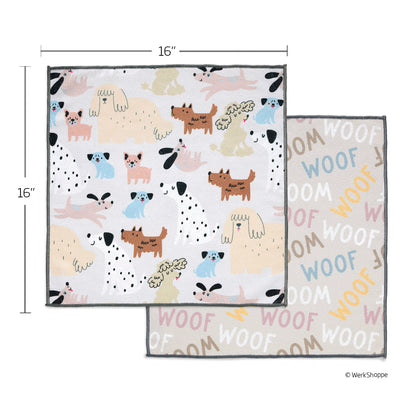 Pooches & Pups Pet Paw Microfiber Towels